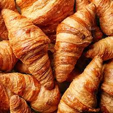 A giant pile of croissants